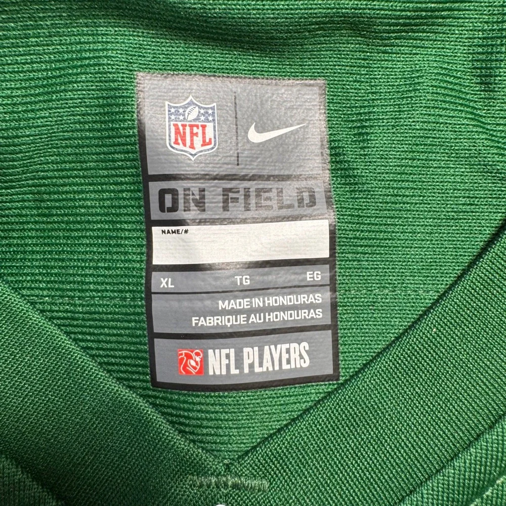 Nike New York Jets Aaron Rodgers Jersey Womens XL Green NFL On‎ Field 8 NEW